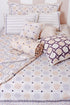 20s Cotton Lumbar Cushion Cover In Block Print
