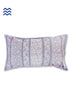 20s Cotton Lumbar Cushion Cover In Block Print