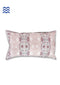 20s Cotton Cushion Cover in Block Print with Piping