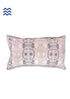 20s Cotton Cushion Cover in Block Print with Piping