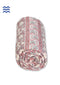 Mulmul Cotton Quilt In Carnelian Pink And Powder Blue Floral Print