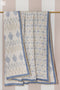Mulmul Cotton Quilt In Floral Block Print