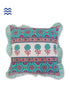 20s Cotton Larger Cushion CoverIn Floral Block Print