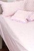 40’s Cotton Pillow Cover With Frills Striped Block Print