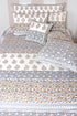 Mulmul Cotton Quilt in Floral Block Print