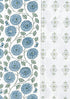 Cambric Cotton Floral Dress Material (Co-ord Set) In Block Print