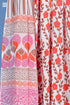 Cotton Crepe Dress Material With Dupatta in Block Print