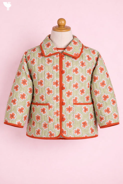 Mulmul Cotton Green Jacket