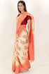 Maheshwari Saree In Floral Block Print