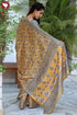 Tussar Silk Saree In Floral Block Print