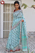 Maheshwari Saree In Floral Block Print