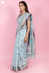 Maheshwari Saree In Floral Block Print