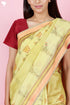Maheshwari Saree In Floral Block Print