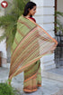 Maheshwari Saree In Floral Block Print