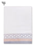 Handloom Cotton Bath Towel With Block Print Border