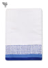Handloom Cotton Bath Towel With Block Print Border