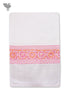 Handloom Cotton Bath Towel With Block Print Border