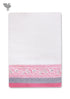 Handloom Cotton Bath Towel With Block Print Border