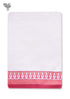 Handloom Cotton Bath Towel With Block Print Border