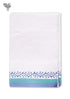 Handloom Cotton Bath Towel With Block Print Border
