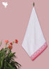 Handloom Cotton Bath Towel With Block Print Border