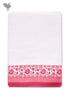 Handloom Cotton Bath Towel With Block Print Border