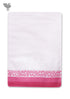 Handloom Cotton Bath Towel With Block Print Border