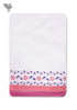 Handloom Cotton Bath Towel With Block Print Border