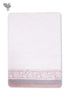 Handloom Cotton Bath Towel With Block Print Border