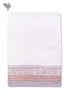 Handloom Cotton Bath Towel With Block Print Border