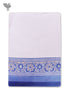 Handloom Cotton Bath Towel With Block Print Border