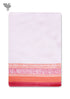 Handloom Cotton Bath Towel With Block Print Border