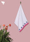 Handloom Cotton Bath Towel With Block Print Border