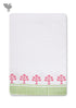 Handloom Cotton Bath Towel With Block Print Border