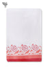 Handloom Cotton Bath Towel With Block Print Border