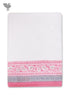 Handloom Cotton Hand Towel With Block Print Border