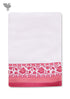 Handloom Cotton Hand Towel With Block Print Border
