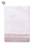 Handloom Cotton Hand Towel With Block Print Border