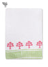 Handloom Cotton Hand Towel With Block Print Border