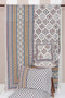20s Cotton Bed Cover In Geometric Print