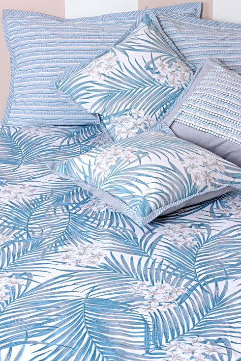 20s Cotton Bed Cover In Foliage Print