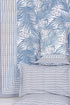 20s Cotton Bed Cover In Foliage Print