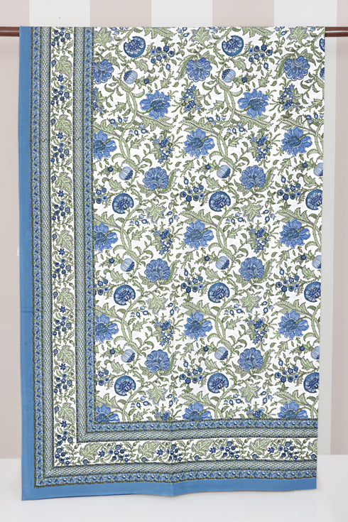20s Cotton Bed Cover In Floral Print