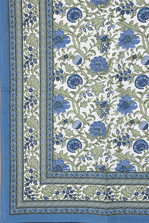 20s Cotton Bed Cover In Floral Print