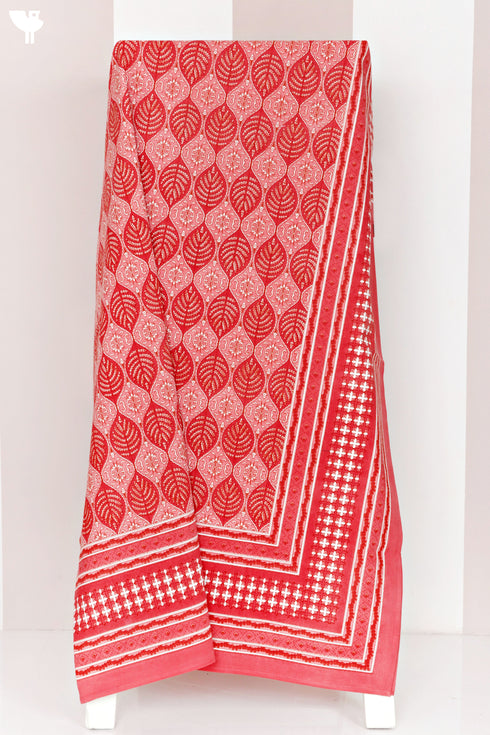 20s Cotton Bed Cover In Floral Print