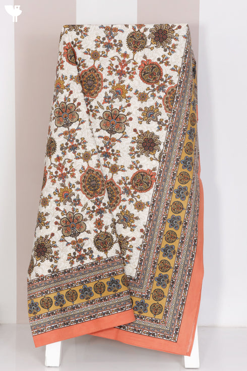 20s Cotton Bed Cover In Floral Print