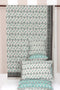 20s Cotton Bed Cover in Graphic Block Print