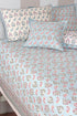 20s Cotton Bed Cover in Graphic Block Print