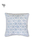 20s Cotton Cushion Cover in Block Print with Piping