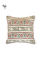 20s Cotton Cushion Cover in Block Print with Piping